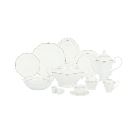 طقم سفرة 47 قطعة - بورسلان