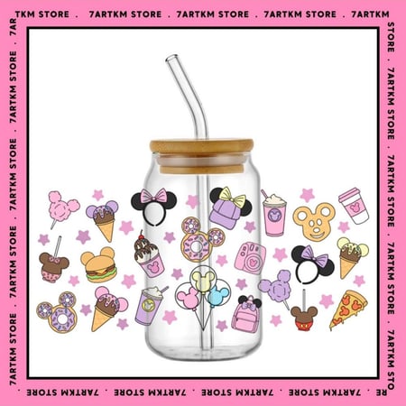 كاس زجاج -  ديزني