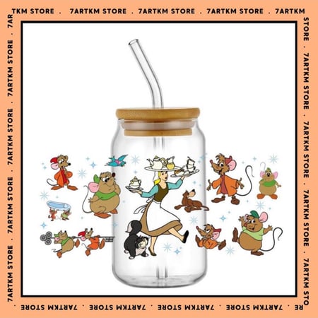 كاس زجاج - سندريلا و الفئران