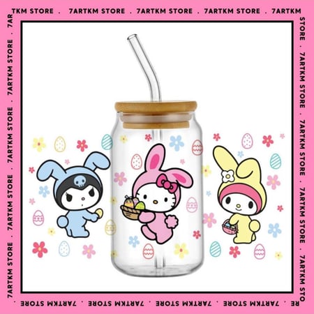 كاس زجاج - ارانب كاواي