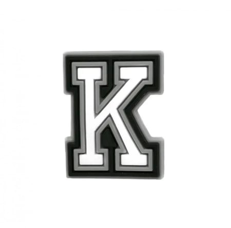 حرف K ابيض