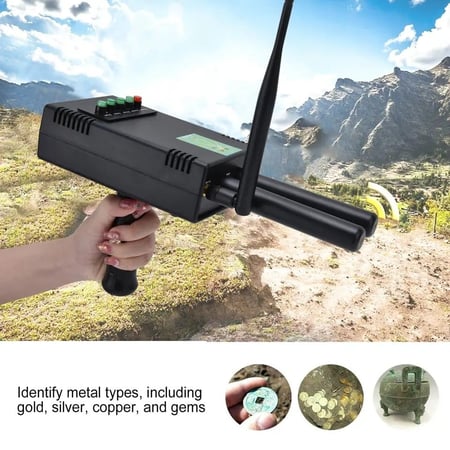 جهاز الكشف عن الذهب والألماس والفضة والنحاس والأحجار الكريمة على عمق 20 مترا تحت سطح الأرض وعلى نطاق 1000 مترا مربع من إكس إيزت