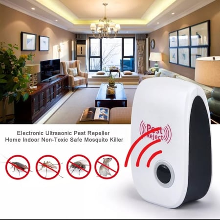 طارد للفئران والحشرات للأماكن المغلقة (المخازن والمستودعات والمنازل والمطابخ  والفنادق والمدارس والمجمعات السكنية) والمزارع والاستراحات شحن مجاني