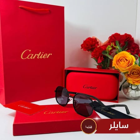 نظارة كارتييه + سبحة