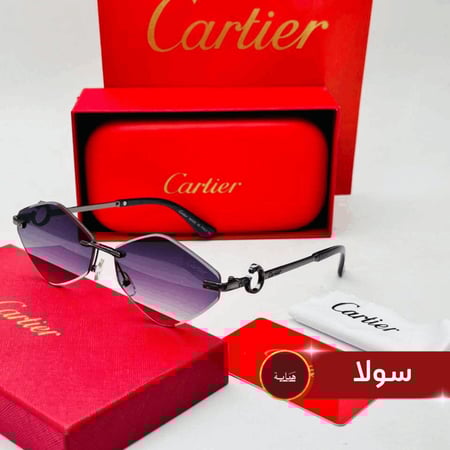 نظارة كارتييه + سبحة