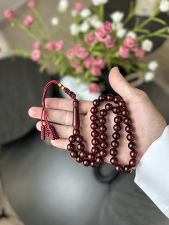 مسباح بكلايت ( احمر معرق )