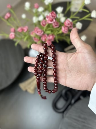 مسباح بكلايت ( احمر معرق )