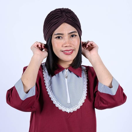 طاقية عمامة للرأس نسائية