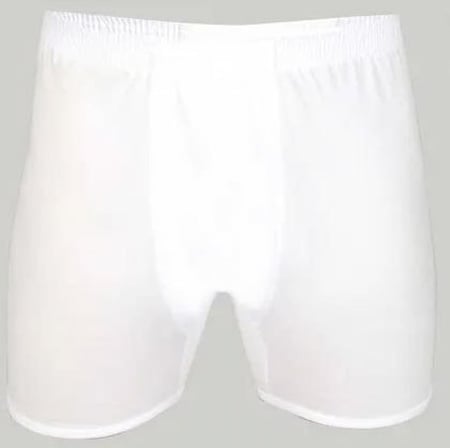 هاف قطن أبيض رجالي دروش ( 6 حبات )