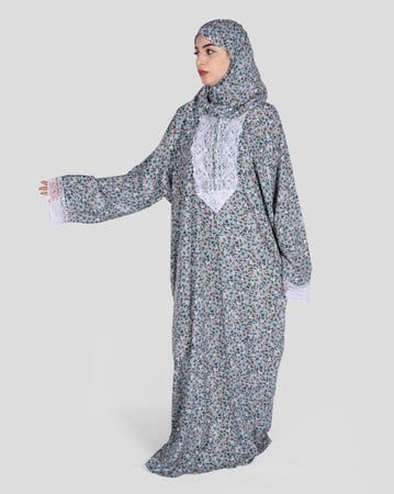 شرشف صلاة مع طرحة