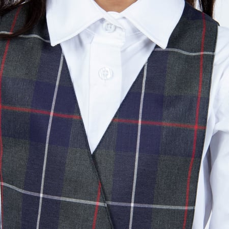 مريول روضة بتصميم كاروهات