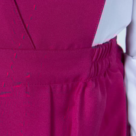 مريول مدرسي أبتدائي بلون فوشي من كنزي