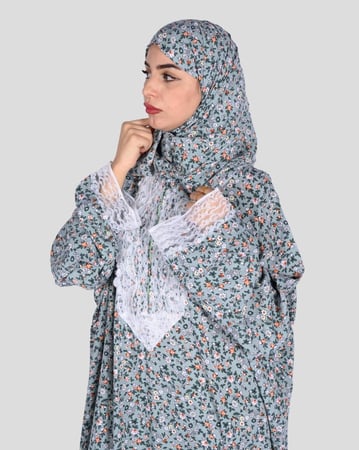 شرشف صلاة مع طرحة