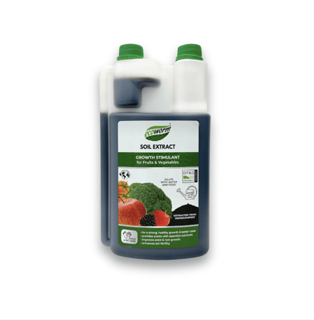 سماد دودة الأرض السائل للخضار والفواكه - Ecoworm Soil Extract for Fruits & Vegetables 1L