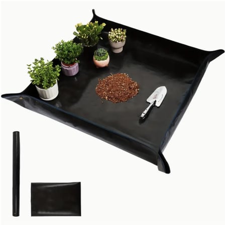 بساط زراعي قابل للطي كبير 100*100 اسود