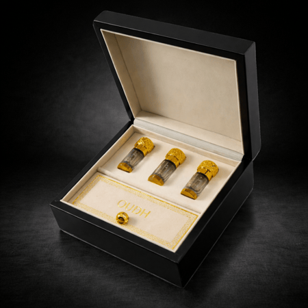 علبة  مع 3 ارباع تولة فارغه