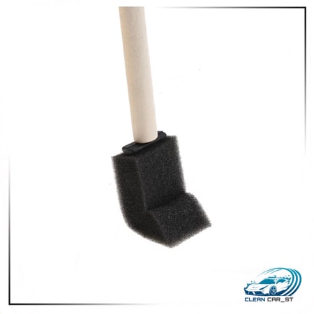 اسفنج تنظيف فتحات التكييف بمقبض خشب