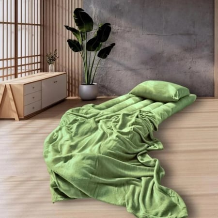 بكج الضيوف والرحلات  4 قطع لون زيتي