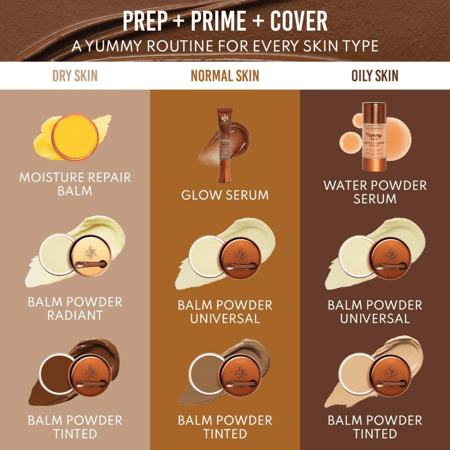 Danessa Myricks Beauty  Yummy Skin Blurring Balm Powder - Tinted Primer & Foundation