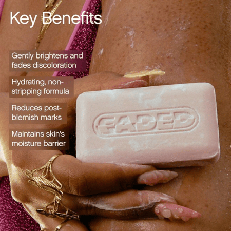 Topicals Faded Brightening & Cleansing Body Bar for Uneven Skin Tone (2 Pack)