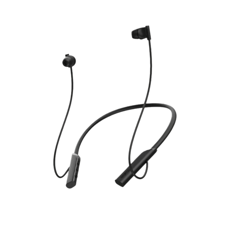 سماعة أذن اورايمو لاسلكية على الرقبة بخاصية الاهتزاز مع المكالمات - أسود