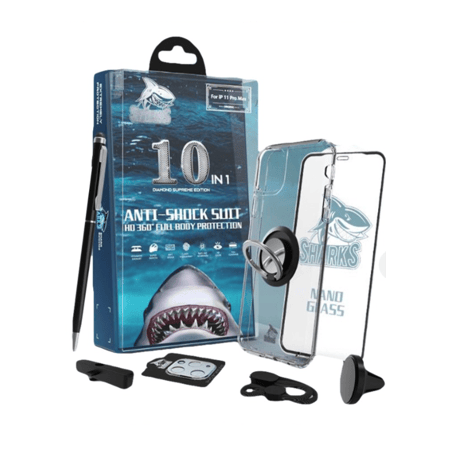 بكج حماية شاركس 10 في 1 للايفون