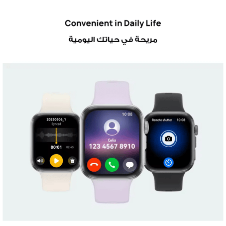 ساعة هواوي واتش فيت 4 مقاس 1.82 بوصة - رمادي