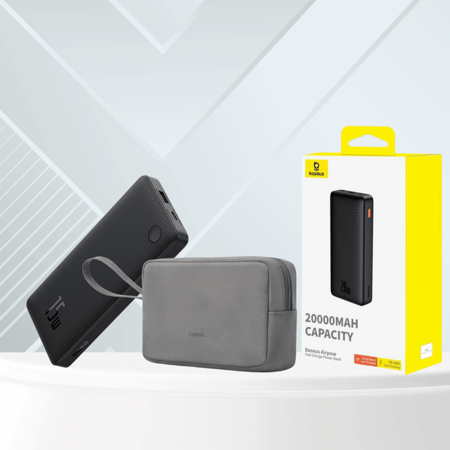 عرض بيسوس (بطارية 20000+بطارية 10000+حقيبة يد متعددة الاستخدام)