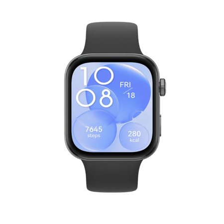 ساعة هواوي واتش فيت3 مقاس 1.82 بوصة - اسود