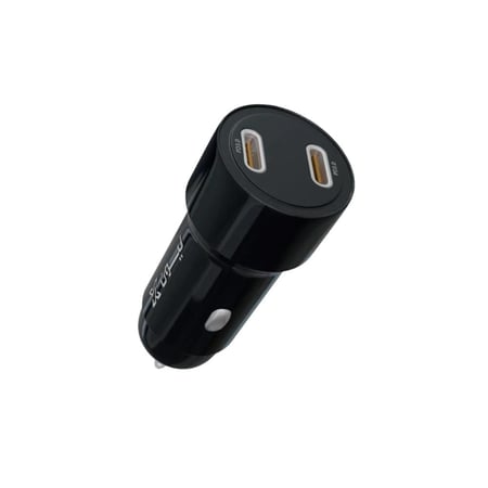 شاحن سيارة ليون اكس بقوة 60 واط بمنفذين تايب سي