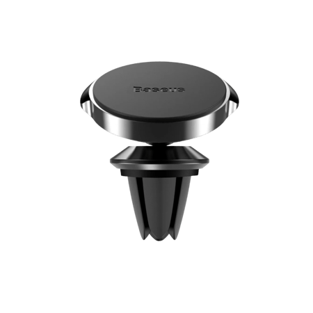 بيسوس حامل جوال مغناطيسي فتحة التهوية (المكيف) - أسود