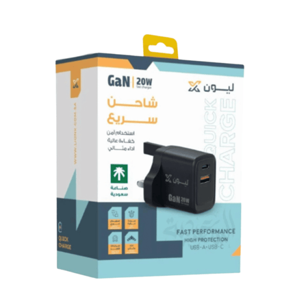عرض شاحن جداري20 واط + شاحن سيارة + 5 كيابل ليون أكس من إختيارك