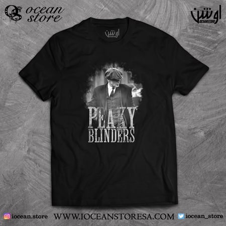 تيشيرت -  Peaky Blinders - بيكي بلايندرز- توماس شيلبي