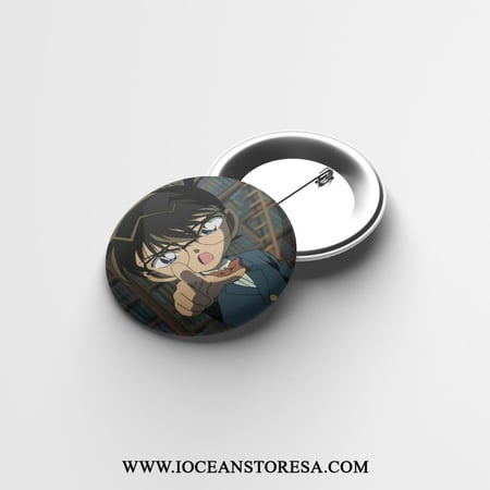 بروش - بادج - Button - Badge - Pin - المحقق كونان