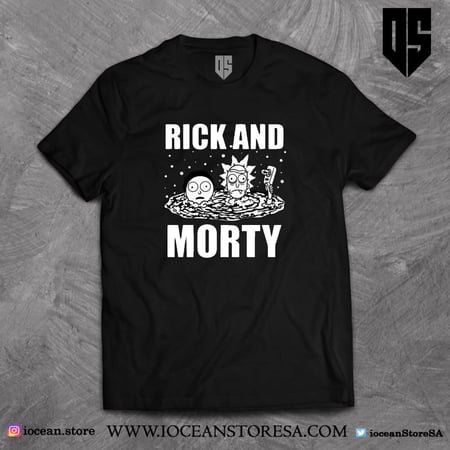 تيشيرت - rick and morty - ريك ومورتي
