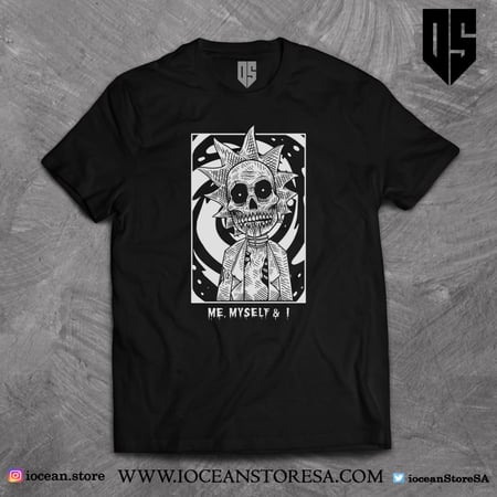 تيشيرت - rick and morty - ريك ومورتي