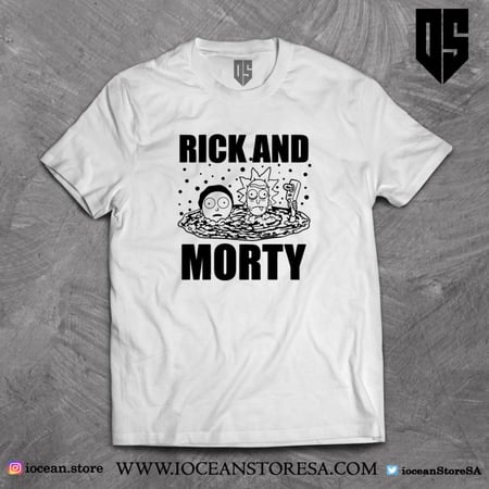 تيشيرت - rick and morty - ريك ومورتي