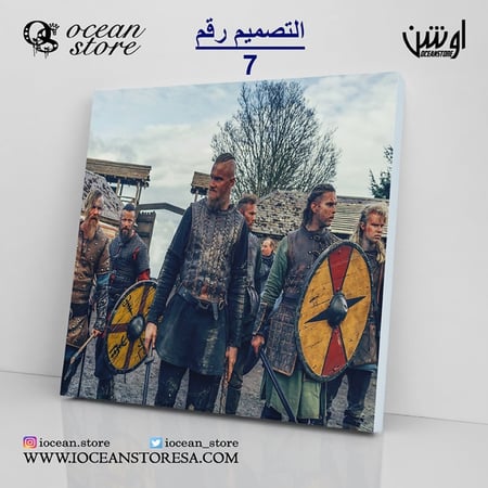 لوحة كانفس - Vikings - فايكنقز