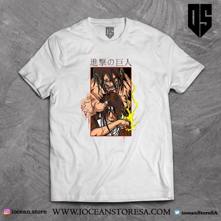 تيشيرت - Attack On Titan هجوم العمالقة