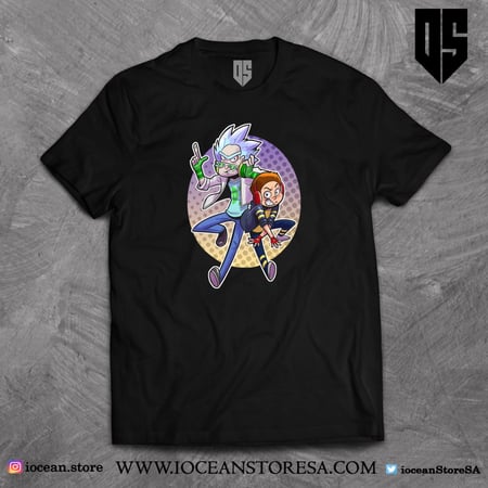 تيشيرت - rick and morty - ريك ومورتي