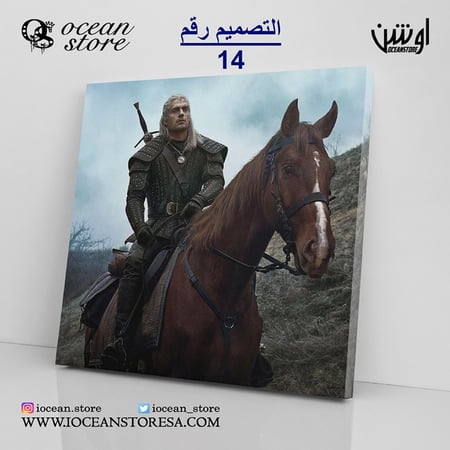 لوحة كانفس - the witcher - ذا ويتشر