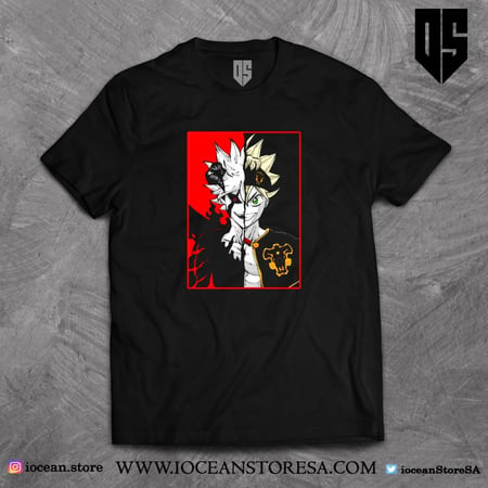 تيشيرت -  Black Clover - بلاك كلوفر