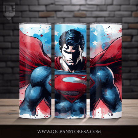 ‏Tumbler / ترافل مق سعة 20 أونصة -  تمبلر - سوبرمان - Superman