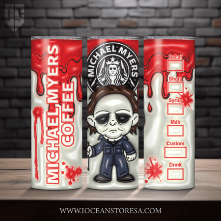 ‏Tumbler / ترافل مق سعة 20 أونصة -  تمبلر - شخصيات مرعبة - horror movie characters - Michael Myers