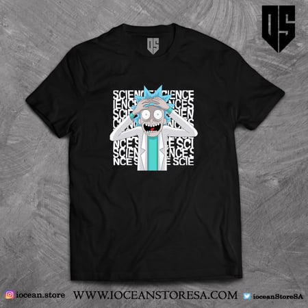 تيشيرت - rick and morty - ريك ومورتي