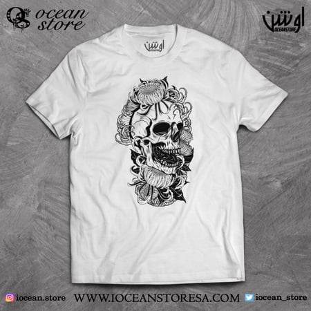 تيشيرت - جمجمة