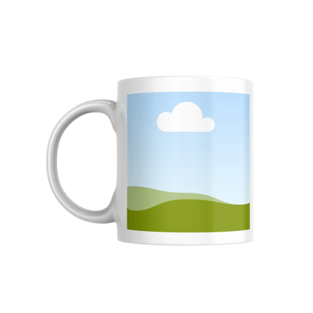 تصميم وضع الشعار / الصورة على الأكواب