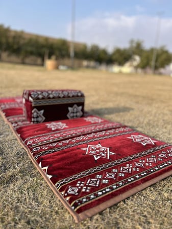 مده تسفيط شنطه طبقتين لباد جلد ضد الماء + مركى ضغط ٦٠ ممتاز