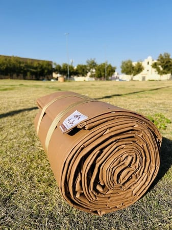 فرشة 3 في 2 تايلندي جلد ضد الماء