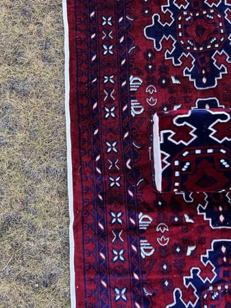 مده رول تركي طول مترين عرض متر   جلد ضد الماء 100٪ بالاطراف مكحل ابيض